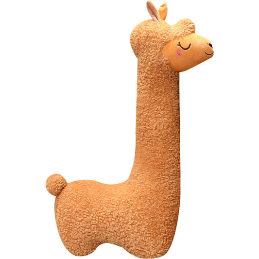 Alpaca Plush Toy Pillow Soft - Adorable plush toy with soft texture, perfect for cuddling, resting, and adding charm.