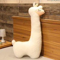 Alpaca Plush Toy Pillow Soft - Adorable and cozy plush toy, perfect for cuddling and enhancing any room decor.