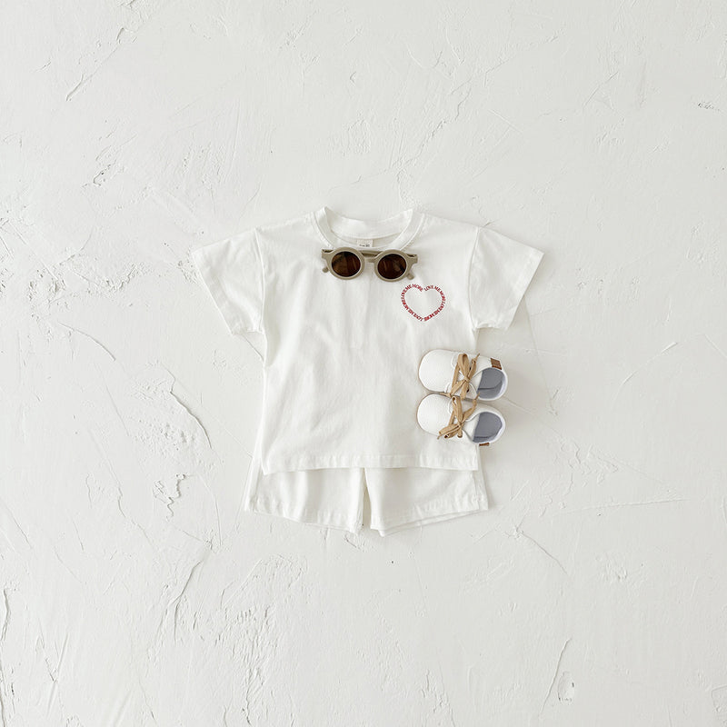 Korean Style Girls Short Sleeve Suit Trendy Summer Outfit –