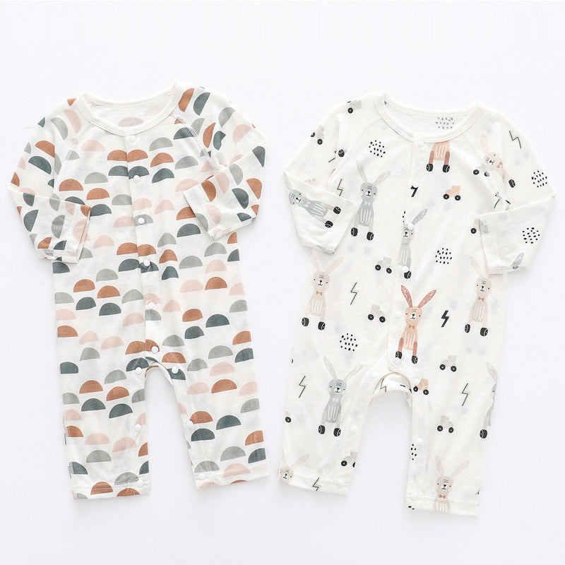 Light and Soft Bamboo Fiber Baby Jumpsuit 
