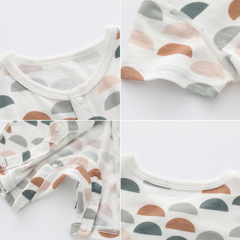 Light and Soft Bamboo Fiber Baby Jumpsuit 