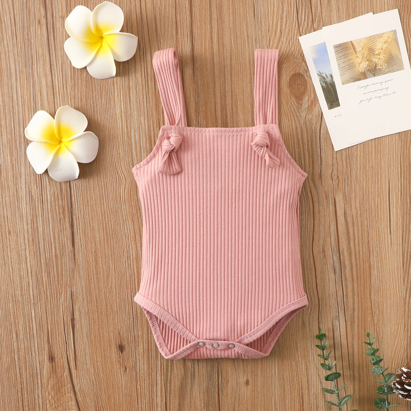 Baby Cotton Pit Strap Small Romper – Soft Summer Outfit for Infants