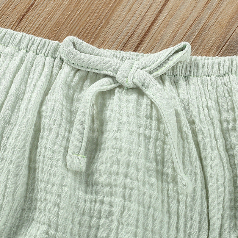 Girls Solid Color Sling Top 